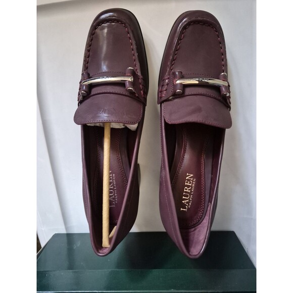Lauren Ralph Lauren Shoes - VINTAGE RARE NWT Ralph Lauren Red Leather Heels Pumps / Oxfords Size US 9B